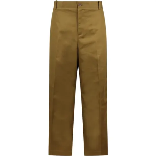 Classic Cotton Chino Trousers , male, Sizes: S - Maison Kitsuné - Modalova