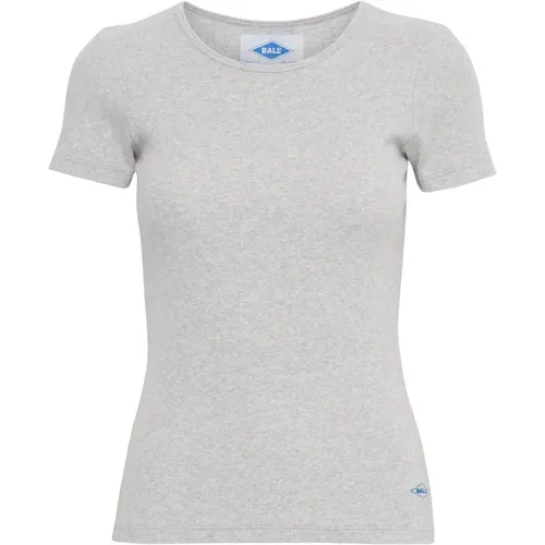 Sporty T-shirt Top Medium Grey Melange , female, Sizes: L, S, XL, M, XS, 2XS, 2XL - Ball - Modalova