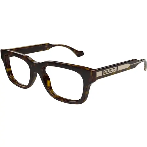 Modische Brille in Schwarz , Herren, Größe: 54 MM - Gucci - Modalova