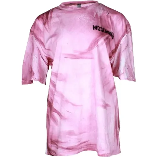 Pre-owned Cotton tops , female, Sizes: 2XL - Moschino Pre-Owned - Modalova