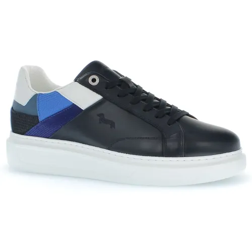 Blaue Sneakers für Herren , Herren, Größe: 39 EU - Harmont & Blaine - Modalova