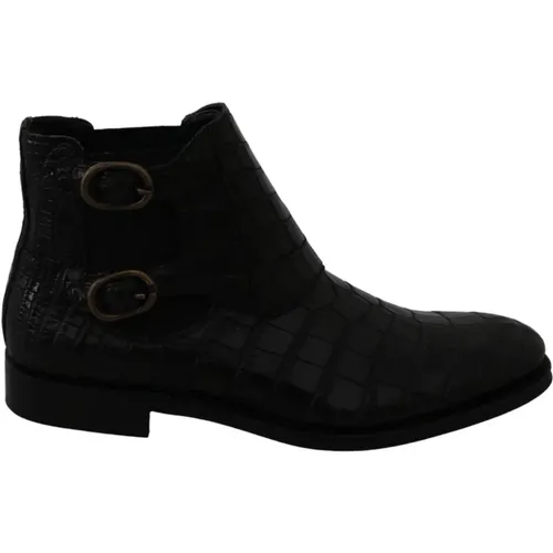 Genuine Derby Brogue Boots , male, Sizes: 6 UK, 5 UK, 10 UK - Dolce & Gabbana - Modalova