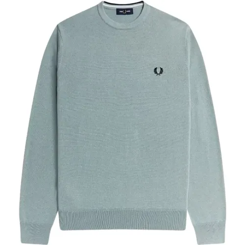 Classic Crew Neck Jumper in , male, Sizes: M, L - Fred Perry - Modalova