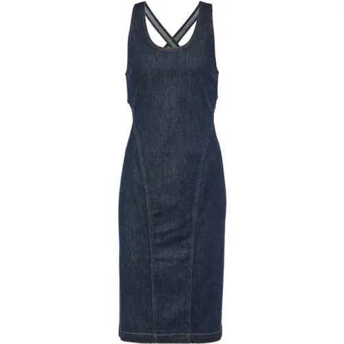 Denim Dress Aw24 , female, Sizes: S, M - Alaïa - Modalova