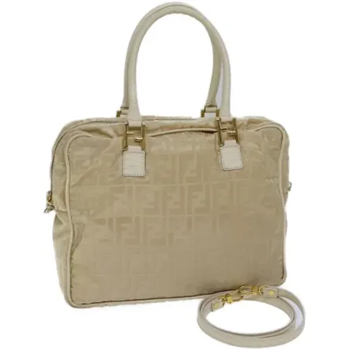 Pre-owned Canvas handbags , female, Sizes: ONE SIZE - Fendi Vintage - Modalova