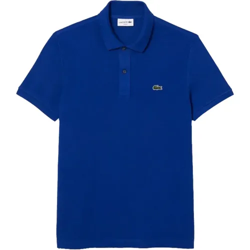 Blau Polo Shirt Klassischer Stil , Herren, Größe: M - Lacoste - Modalova