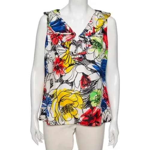 Pre-owned Silk tops , female, Sizes: L - Moschino Pre-Owned - Modalova