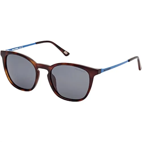 Polarisierte Sonnenbrille Havana Rahmen graue Linse - Skechers - Modalova