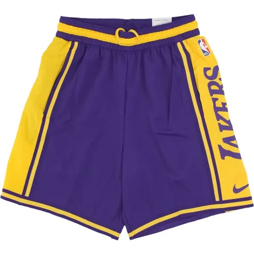 NBA Dri-Fit Basketball Shorts /Yellow , male, Sizes: XL, L, S - Nike - Modalova