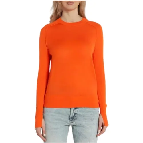 Extra Fine Merino Wool Womens Sweater , female, Sizes: M, XS, L, S - Calvin Klein - Modalova