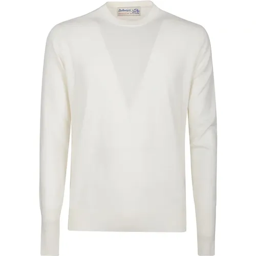 Plain Round Neck Sweater , male, Sizes: 2XL, XL, L - Ballantyne - Modalova