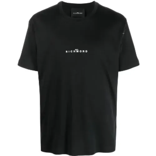 Logo-Print Cotton T-Shirt , male, Sizes: M, L, S - John Richmond - Modalova
