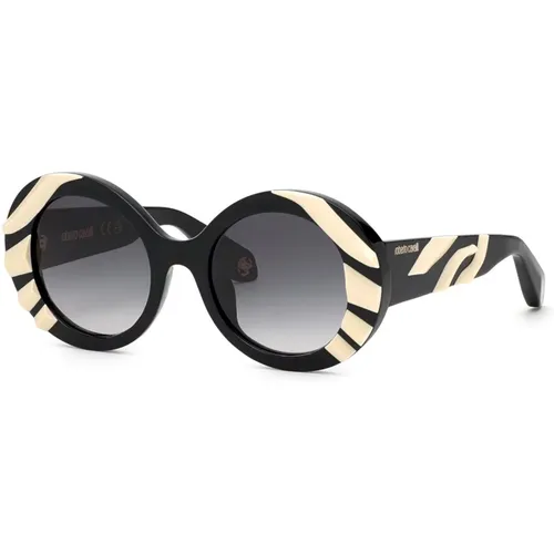 Stylische Sonnenbrille für modebewusste Frauen , Damen, Größe: 52 MM - Roberto Cavalli - Modalova