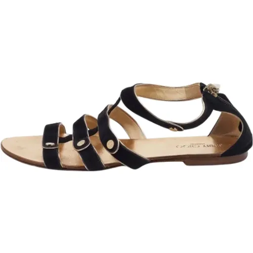 Pre-owned Suede sandals , female, Sizes: 3 UK - Jimmy Choo Pre-owned - Modalova
