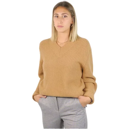 Weicher Wollpullover , Damen, Größe: L - Iblues - Modalova