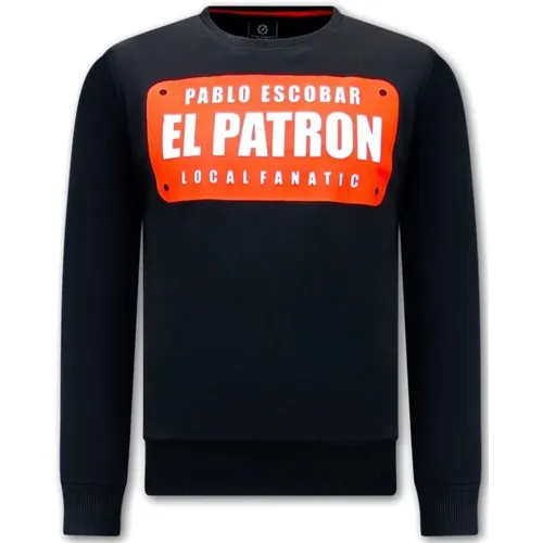 Herren Pullover Pablo Escobar EL Patron , Herren, Größe: 2XL - Local Fanatic - Modalova