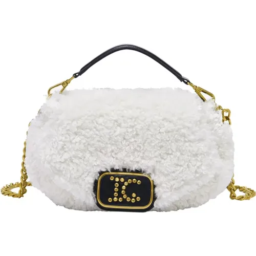Weiße Handtasche , Damen, Größe: ONE Size - La Carrie - Modalova