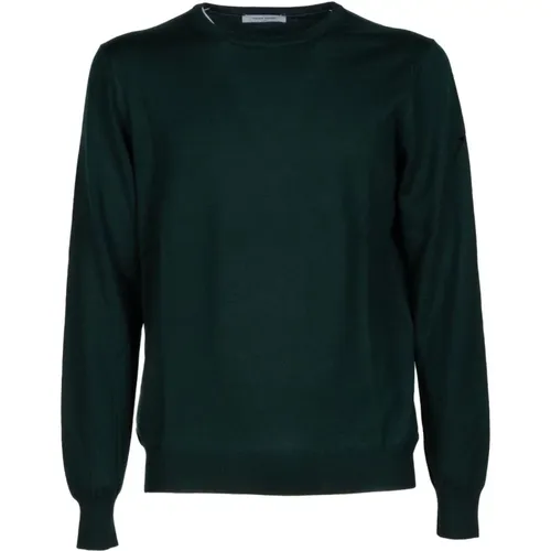 Grüner Englischer Merinos Pullover , Herren, Größe: 4XL - Gran Sasso - Modalova