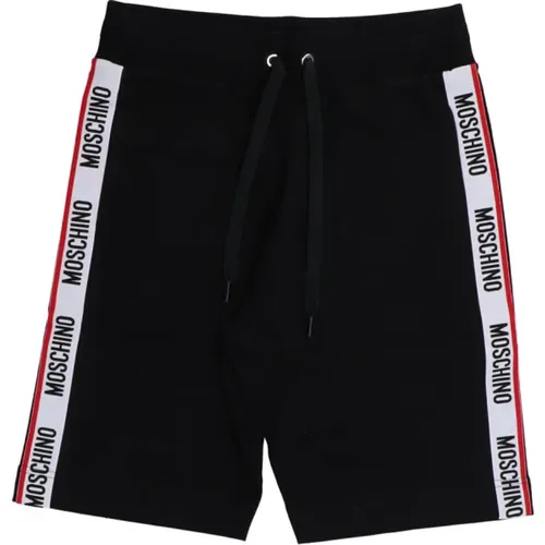 Schwarze Sportshorts für Männer , Herren, Größe: S - Love Moschino - Modalova