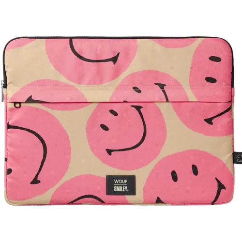 Smiley Pink Laptop Hülle Wouf - Wouf - Modalova