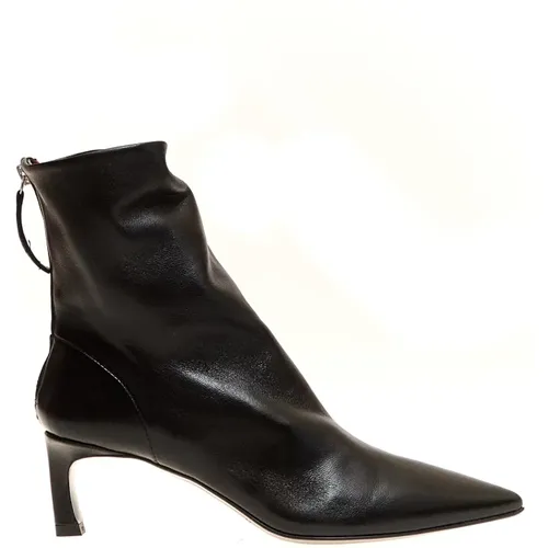 Pointed Toe Thin Heel Boot - Size 36 , female, Sizes: 4 UK, 4 1/2 UK - Halmanera - Modalova