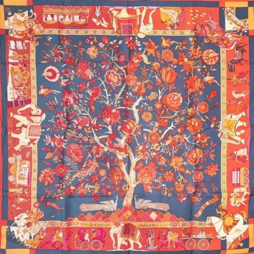 Pre-owned Silk scarves , female, Sizes: ONE SIZE - Hermès Vintage - Modalova