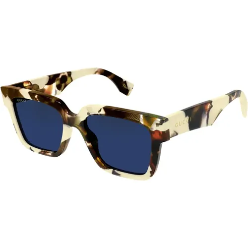 Braune Sonnenbrille für Frauen - Gucci - Modalova