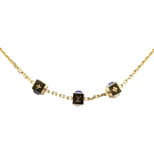 Pre-owned Metal necklaces , female, Sizes: ONE SIZE - Louis Vuitton Vintage - Modalova