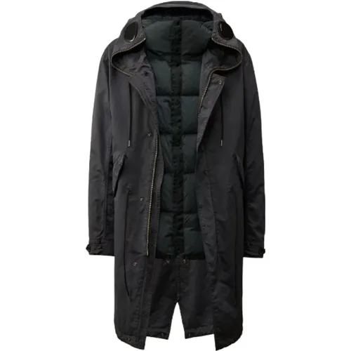 Explorer Parka Schwarz Sand-L - C.P. Company - Modalova