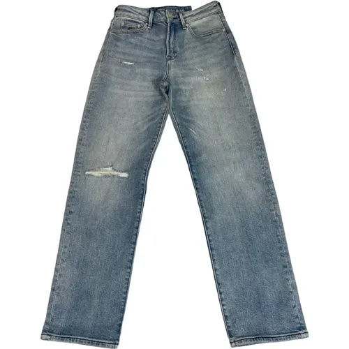 Straight Jeans , male, Sizes: W27 L28, W26 L28, W28 L28, W29 L28, W25 L28 - Denham - Modalova