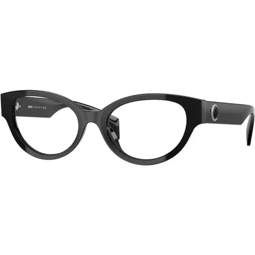 Stilvolle Schwarze Fassung Brille - Versace - Modalova