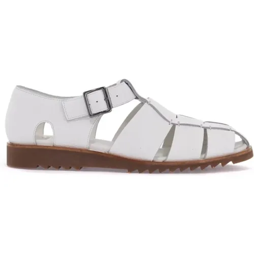 Monk Style Leather Sandals , male, Sizes: 10 UK, 7 UK, 8 UK, 9 UK - Paraboot - Modalova