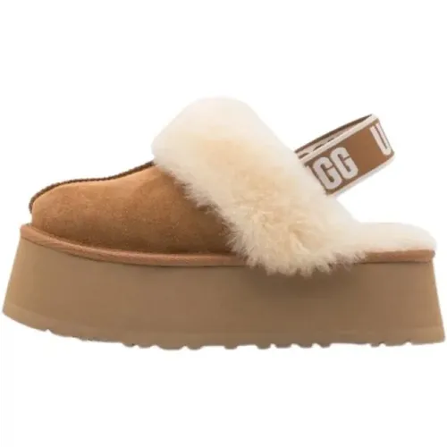 Funkette Chestnut Wildleder Slip-On Clog , Damen, Größe: 38 EU - Ugg - Modalova