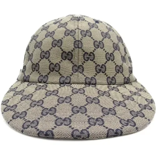 Pre-owned Canvas hats , female, Sizes: ONE SIZE - Gucci Vintage - Modalova