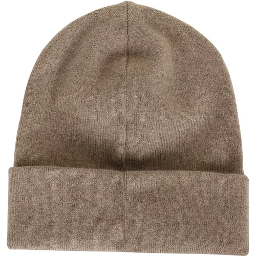 Braune Kaschmir-Skullcap Aw24 - BRUNELLO CUCINELLI - Modalova