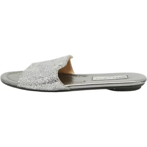 Pre-owned Leather flats , female, Sizes: 4 UK - Jimmy Choo Pre-owned - Modalova