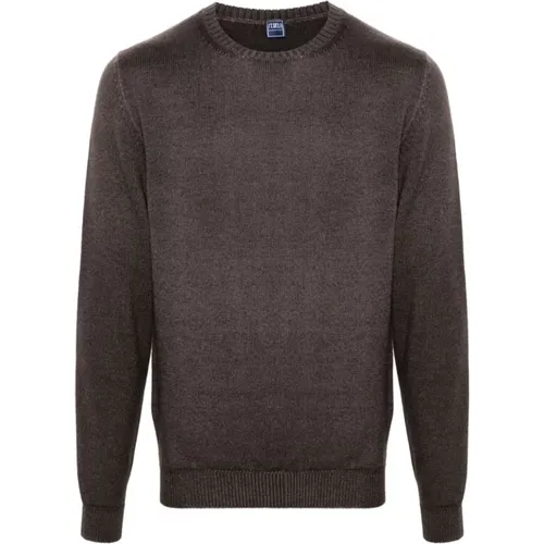 Stilvolle Girocollo Pullover , Herren, Größe: XL - Fedeli - Modalova