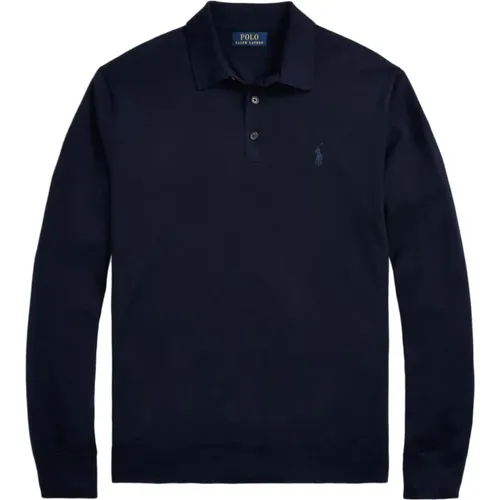 Langarm Strickpullover , Herren, Größe: L - Ralph Lauren - Modalova