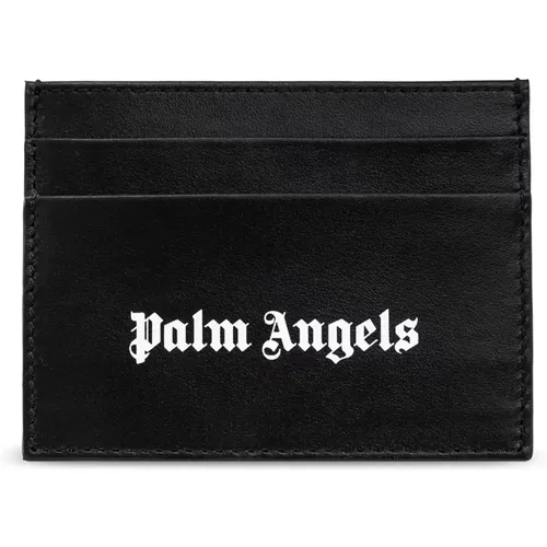 Kartenetui mit Logo Palm Angels - Palm Angels - Modalova