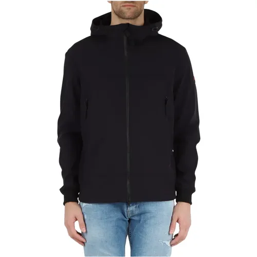 Stretch fabric hooded jacket Lousma MD , male, Sizes: M, 2XL - Peuterey - Modalova