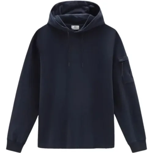 Essential Hooded Sweatshirt , male, Sizes: M, L, XL - Woolrich - Modalova