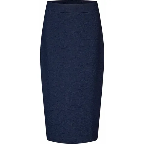 Woven Pattern Skirt Navy , female, Sizes: XL, S, M, XS, 2XL, L - Masai - Modalova