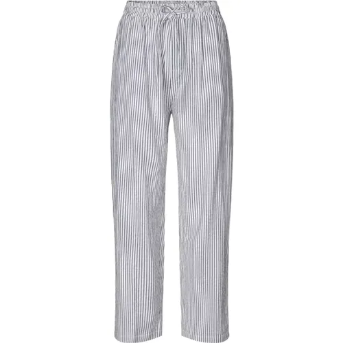 Blau Gestreifte Billll Pants Hose , Damen, Größe: S - Lollys Laundry - Modalova