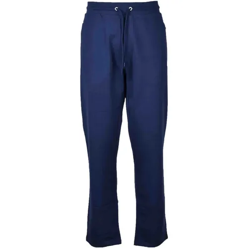 Navy Men Pants , male, Sizes: XL, 2XL, 3XL - Bikkembergs - Modalova