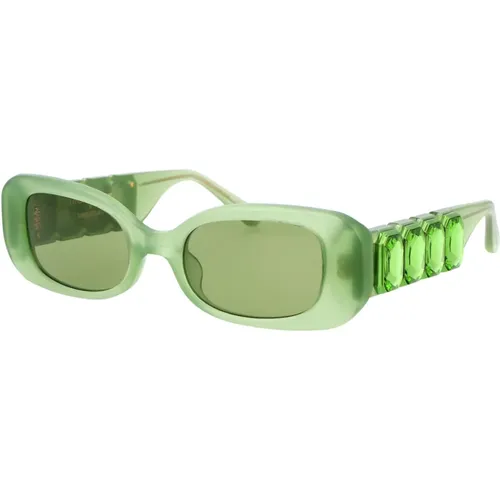 Lola Sunglasses for Stylish Sun Protection , female, Sizes: 52 MM - Linda Farrow - Modalova