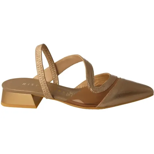 Gold Metallic Slip-On Schuh , Damen, Größe: 37 EU - Hispanitas - Modalova
