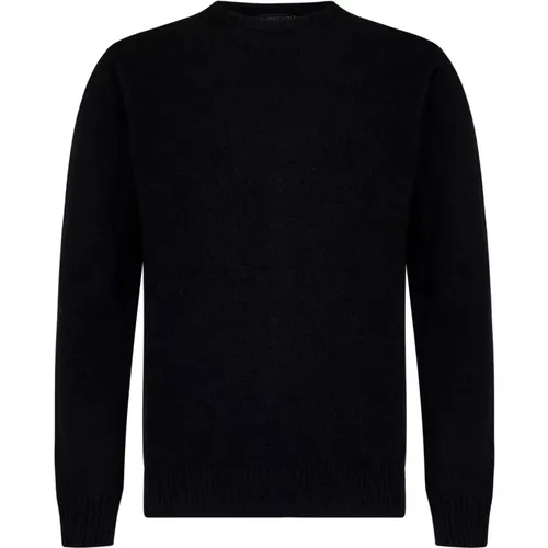 Luxury Wool Cashmere Crewneck Sweater , male, Sizes: 2XL, XL, L, 3XL - Low Brand - Modalova