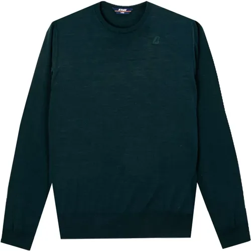 Herren Grün Pullover , Herren, Größe: 2XL - K-way - Modalova