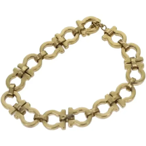 Pre-owned Metal bracelets , female, Sizes: ONE SIZE - Salvatore Ferragamo Pre-owned - Modalova