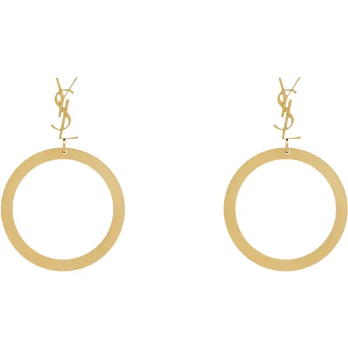 Womens Accessories Jewelry Gold Ss24 , female, Sizes: ONE SIZE - Saint Laurent - Modalova